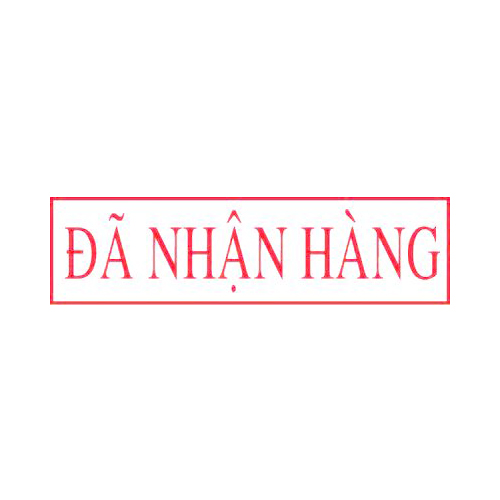 Dấu vuông đã nhận hàng