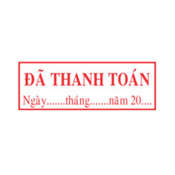 Dấu đã thanh toán