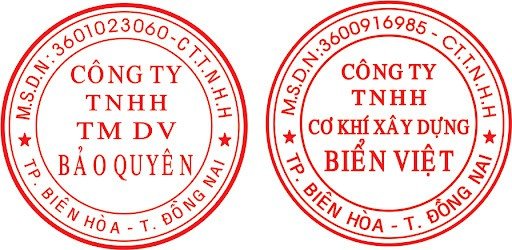 Khắc dấu tên doanh nghiệp ấn tượng và thể hiện thương hiệu 3 Các loại dấu khắc tên doanh nghiệp