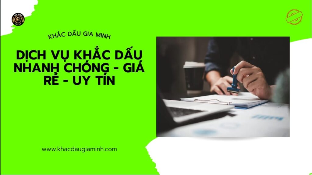 Khắc dấu tròn doanh nghiệp
