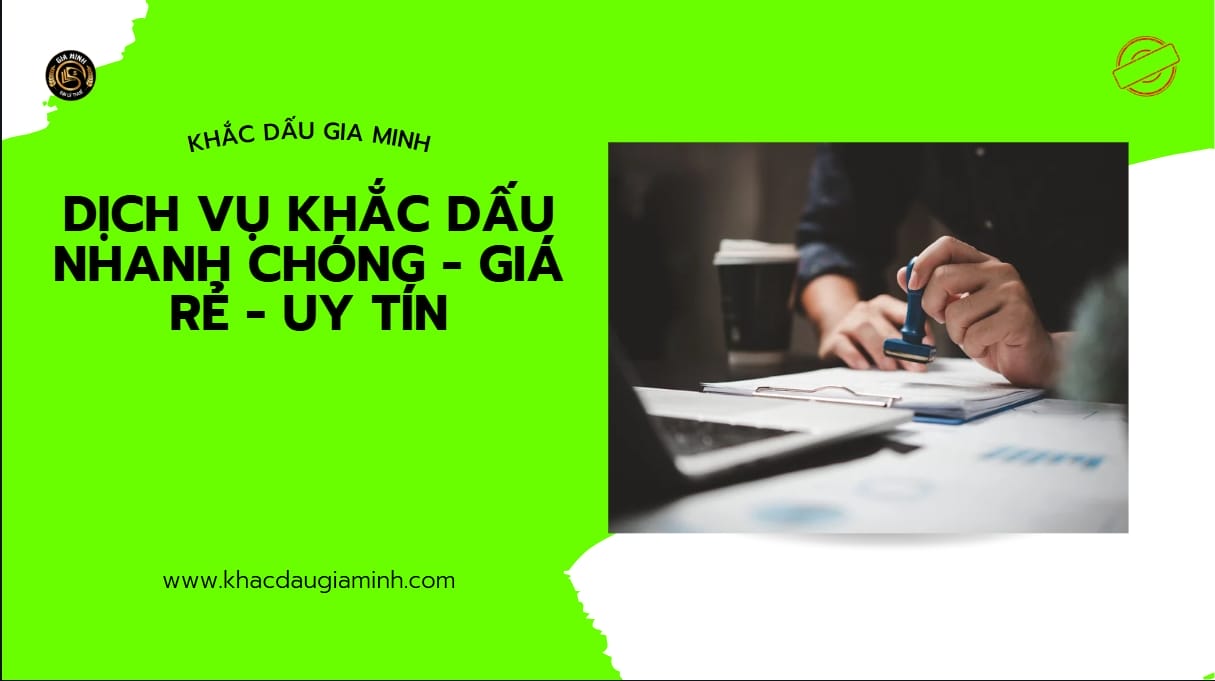 Khắc Dấu Tròn Doanh Nghiệp – Đúng Quy Chuẩn Pháp Luật, Chuyên Nghiệp 2 Khắc dấu tròn doanh nghiệp