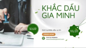 Khắc dấu vuông nhanh trong ngày tại Hải Phòng