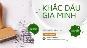 Dấu oval trường mầm non khắc theo yêu cầu