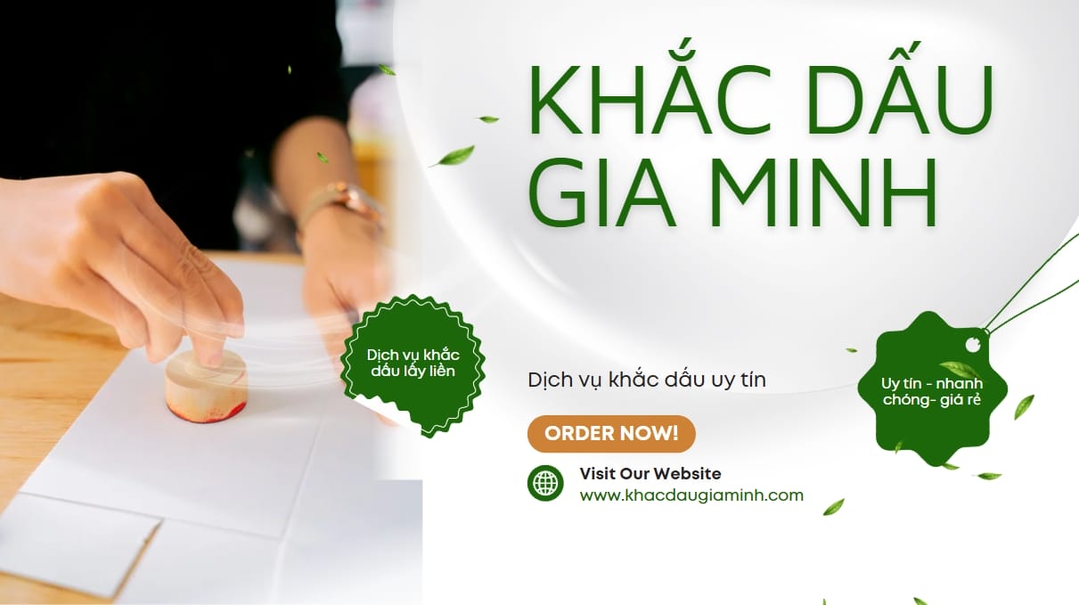 Dịch vụ khắc dấu thông tin doanh nghiệp tại Hà Nội – Giá tốt, giao nhanh, chuẩn nét 3 Quy trình khắc dấu tên tại Hà Nội