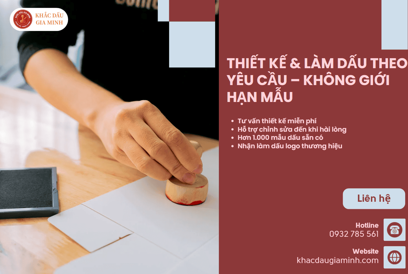 Dấu vuông công ty khắc tại Hà Nội