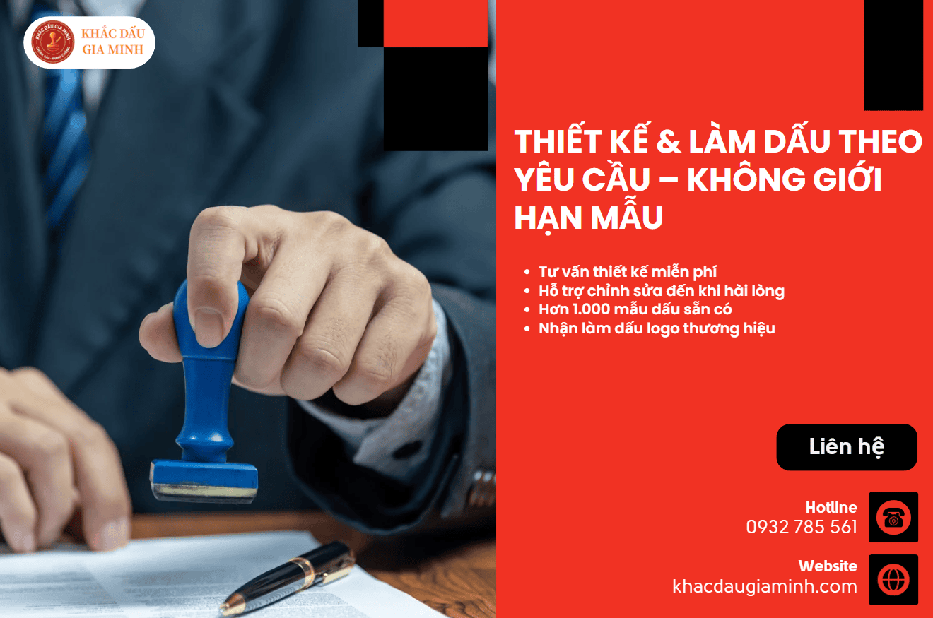  Khắc dấu chữ ký và chức danh