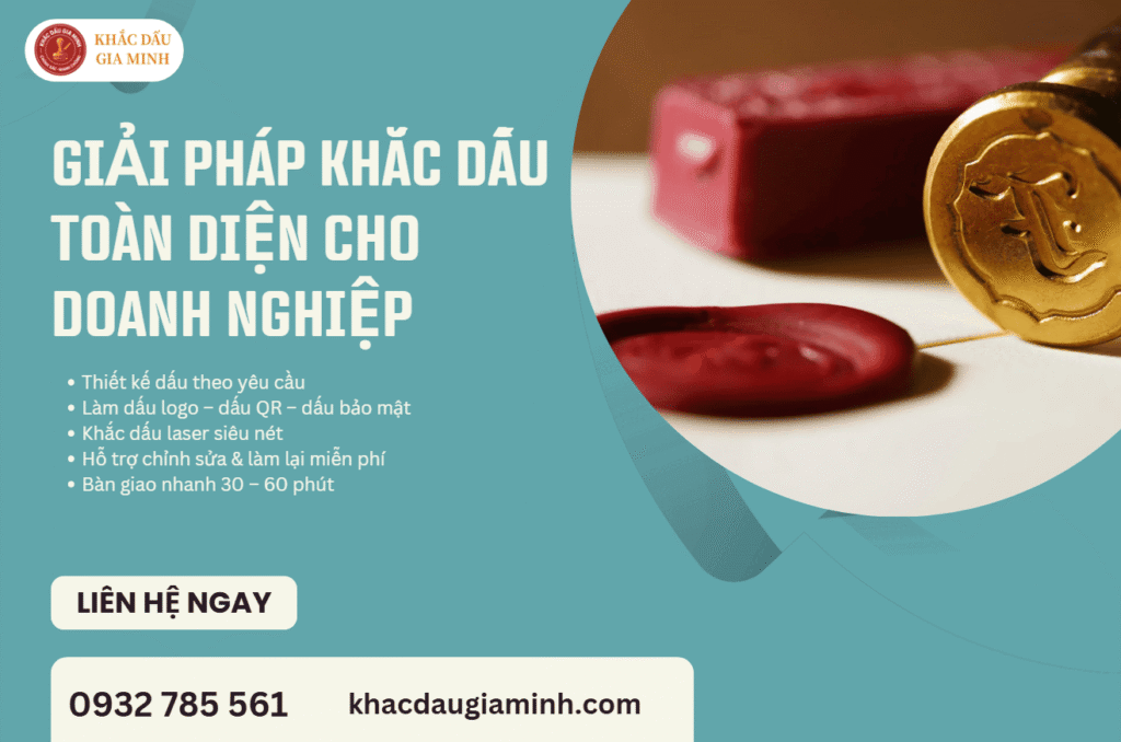Khắc dấu kiểm tra chất lượng QC tại Hà Nội – chuẩn kỹ thuật