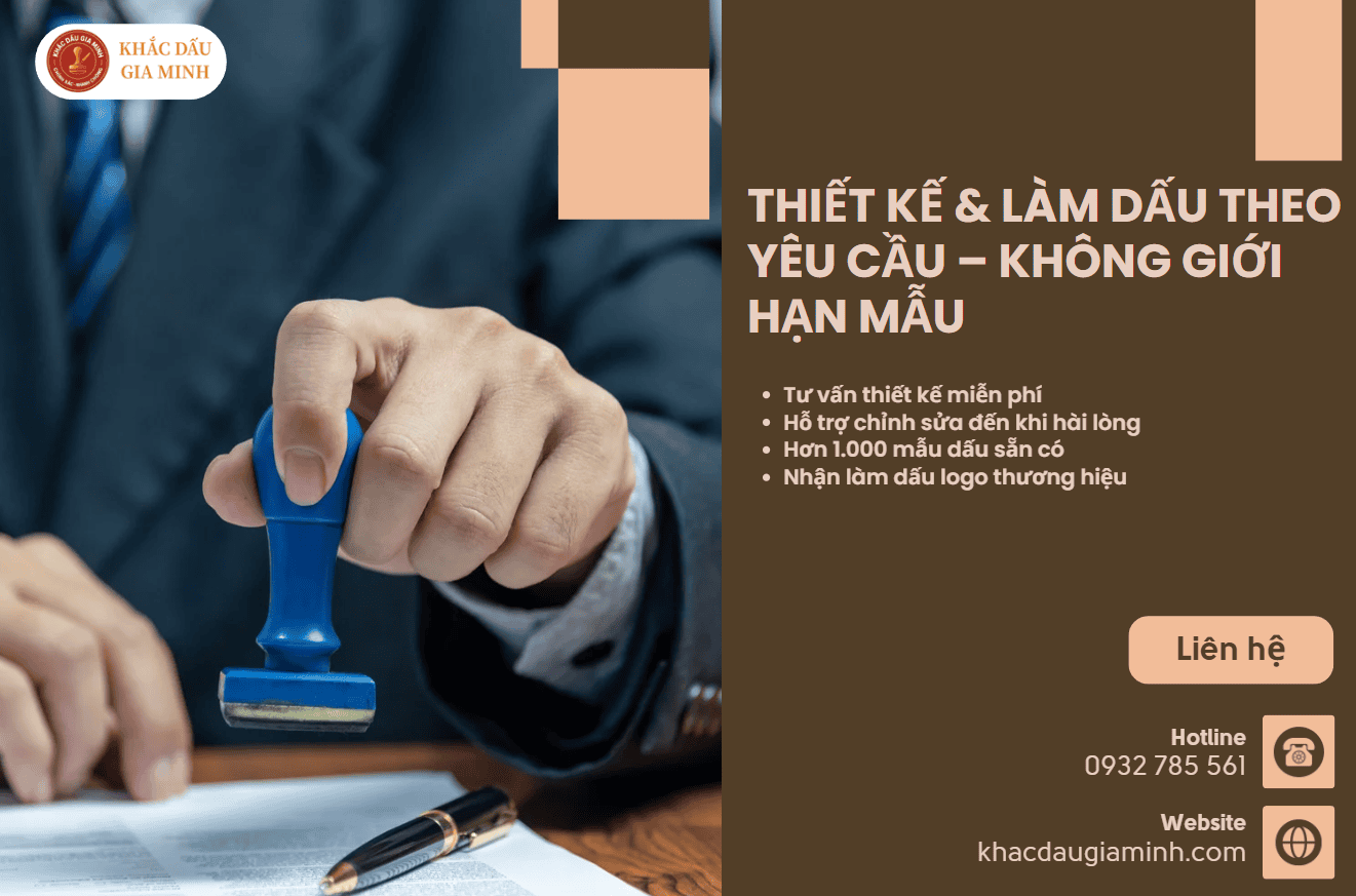  Khắc dấu thương hiệu độc quyền tại Hà Nội sắc nét