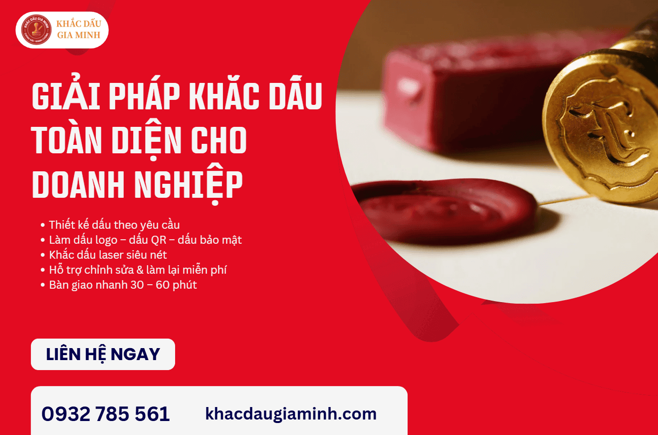 Khắc dấu xác minh giấy tờ tại Hà Nội