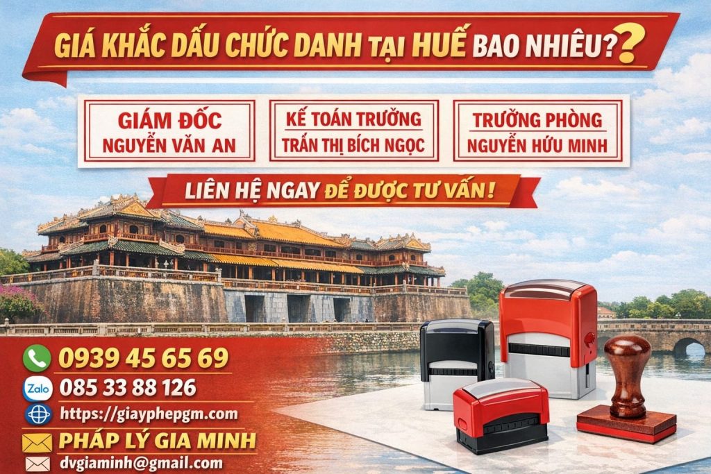Giao con dấu tận nơi Huế