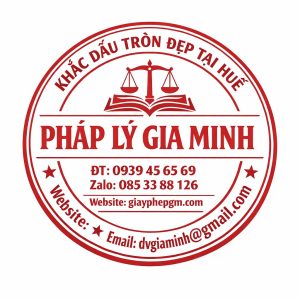 Khắc dấu tròn công ty tại Huế