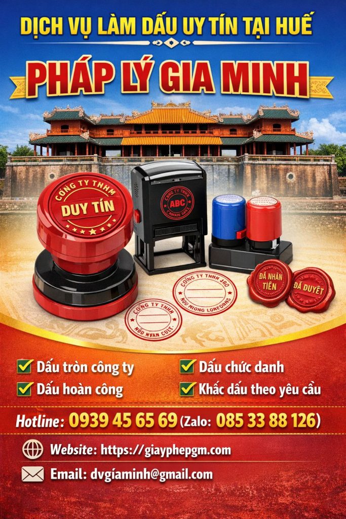 làm dấu giám đốc tại huế giá rẻ