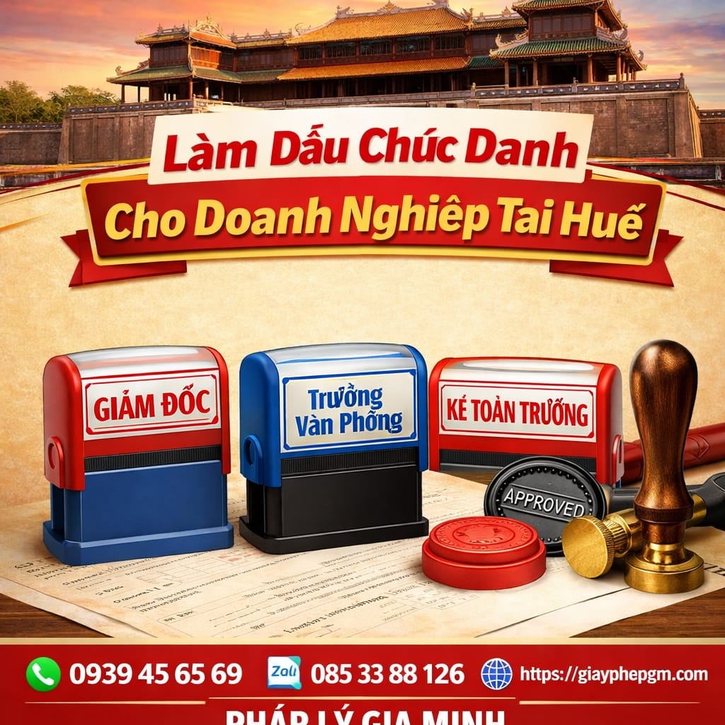 Khắc dấu tròn công ty tại Huế đúng quy định pháp luật – Hướng dẫn chi tiết & chiến lược pháp lý an toàn 3 Quy trình khắc dấu tròn công ty tại Huế