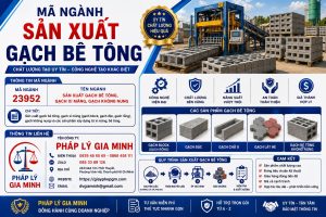 Mã Ngành Sản Xuất Gạch Bê Tông